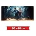 Produktbild FNCNB Mauspad Resident Evil 900X400mm Mauspad, Extended Keyboard Mousepad Professionelle Gaming-Mausmatte mit 3 mm starker Basis, für    Notebooks, PC, H