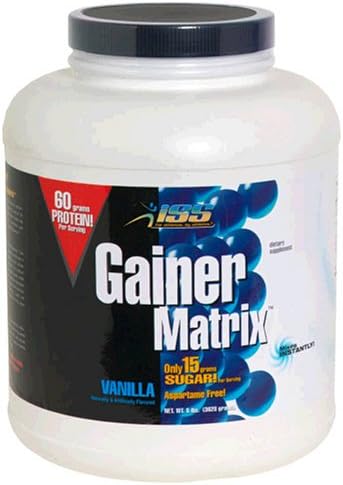ISS Gainer Matrix, Vanilla, 8-Pound Package