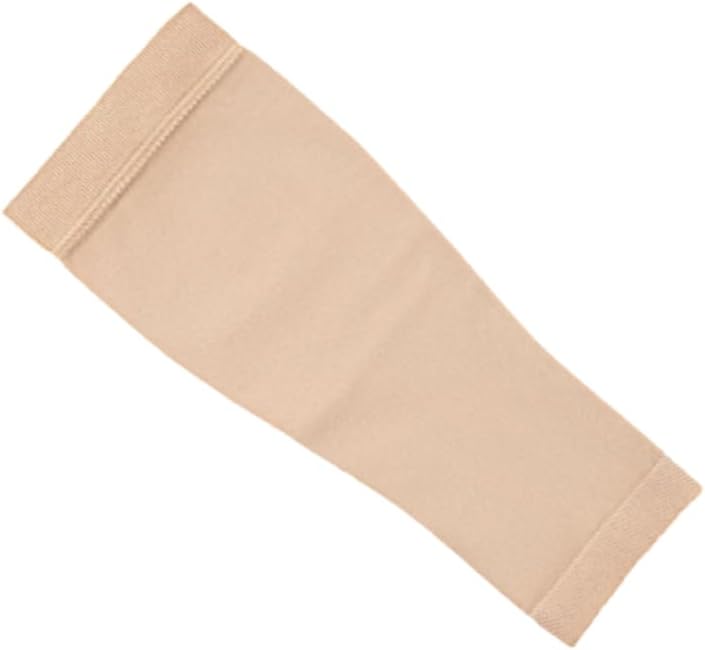 1Pair Womens Calf Compression Socks Pressure Relief Stockings for Sports Beige Breathable Elastic Material for Basketball Running and Casual Wear