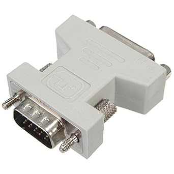 axGear DVI-I Female Analog 24+1 to VGA Male 15-pin Connector Adapter Converter