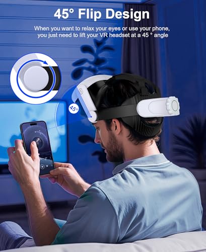 Image of HeadStrap Compatible with Oculus Meta Quest 3 /Quest 3S /Quest 2,VR Headset Strap Quest 3S Replacement Enhanced Comfort Sega Saturn Accessories