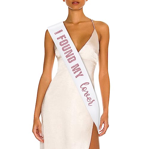 La Mejor Selección de Sheer Love de esta semana. 15 Despedida de Soltera, I Found My Lover Sash para She Found Her Lover Bachelorette Party Bridal Shower Bride to Be Decoraciones Favores Regalos Accesorios