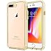 JETech Case for Apple iPhone 8 Plus and iPhone 7 Plus 5.5-Inch, Shock-Absorption Bumper Cover, Anti-Scratch Clear Back, Gold