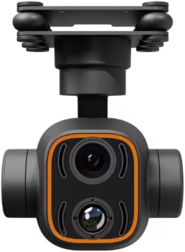 JeeFly Skydroid C12 Gimbal 3-Axis FPV Camera Gimbal PTZ with 2K HD 384×288 Thermal Imaging Dual Light Gimbal Dynamic Tracking Camera for Drones/Cars/Boats