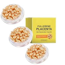 Collagen Facial Serum Capsules, Anti Aging Firming Capsules with Hyaluronic Acid & Vitamin E, Skin Rejuvenation & Sensitive Skin Travel Capsule Serum for Face & Neck 90 Count
