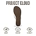 Project Cloud Flip Flops for Women Footwear- Lightweight and Memory Foam Insole Sandals for Women 2026 - Durable Non-Slip Beach Essentials Flats for Women Sandals (Foundations, NUDEPA, 7.5)