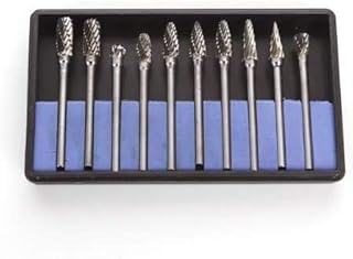 SHINA 10 x 1/8 frezy z węglika wolframu, rotacyjne burr do obróbki różnych metali, noży do krojenia sinmetálicos, grawerowania, dziurkowania