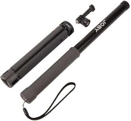 Miniatura 4 de JOBY TelePod Sport - Trípode telescópico, empuñadura, agarre extendido, trípode de mesa y elevado, poste extensible, palo selfie para acción y