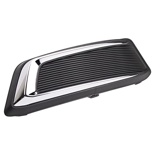TRQ Front Left Fog Light Hole Cover Chrome & Black Drivers Side Compatible with 2014-2020 Chevrolet Impala GM1038145 by TRQ - Image 3