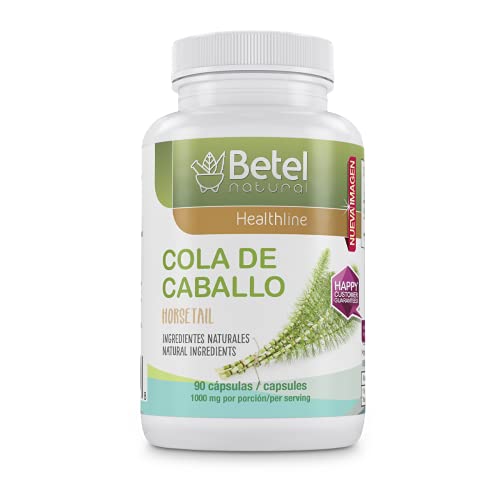 Premium Cola De Caballo (Horsetail) Herbal Capsule By Betel Natural - Healthy Nails, Skin, & Hair - 1000 Mg Per Serving #TOP27