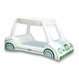 FUNBOY Country Club Golf Cart Pool Float, Two Cup Holders, Removable Fringe Shade, Float for Summer Pool Party and Entertainment