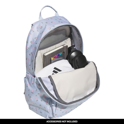 adidas Lineage Backpack for Laptop, School and Travel, 22L, Ditsy Floral Crystal Sky, OSFA by adidas - Image 3