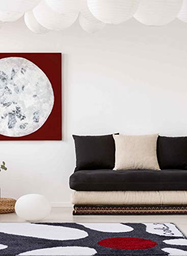 Grund Designer bath rug COLANI, ultra soft and absorbent, anti slip, Colani 12, 60x100 cm, white