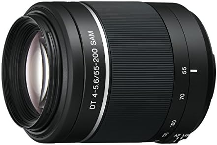 Sony 55-200mm f/4-5.6 SAM DT Telephoto Zoom Lens for Sony Alpha Digital SLR Cameras