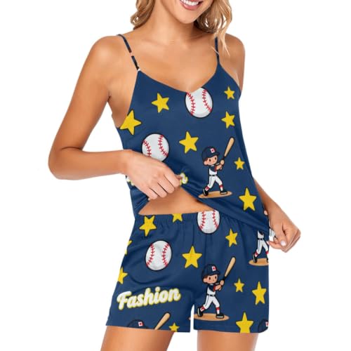 Pyjama en satin de soie Cami Cute ensemble anti-frottement peau femme