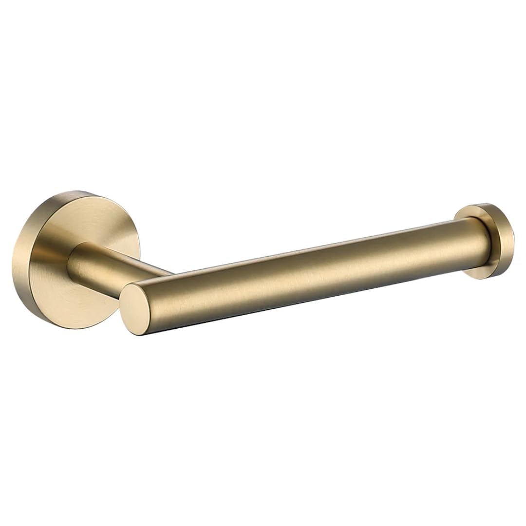 Porte-papier toilette doré brossé en inox SUS304 pour salle de bain