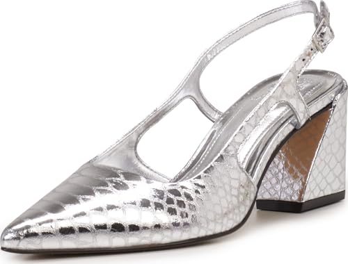 Escarpins Sindree Vince Camuto argentés parfaits pour vos soirées en 37