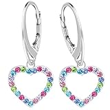  PRODUKTDETAILS: Mädchenohrringe Damenohrringe von Goldene Hufeisen. / Motivgröße ca. 14mm mit stabile Klapp-Brisurverschluss / Ohrringe Gesamtlänge: ca. 28mm / Das Schmuckstück ( 1 Paar Ohrringe ) wird in einem Schmuckbox von Goldene Hufeisen versendet