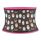 Waist Trainer Belt for Adults, Posture Corrector Belt with Back Brace, Elastic Cute Naked Ass Sexy Butt Bikini Party Waistband Easy to Clean