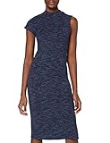 designer abendkleider lang second hand Melierte Optik Amazon-Marke: find. Damen Langes Stretch-Kleid mit Space Dye, Blau (Navy), 34, Label: XS