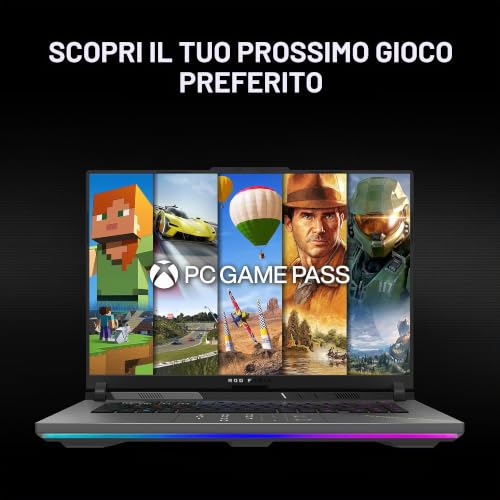 ROG Strix G16 G614PM-S5004W Computer portatile da gioco | 16" | AMD Ryzen 9 8940HX | 16 GB RAM | 1 TB SSD | NVIDIA GeForce RTX 5060 | Windows OS | Tastiera QWERTY - Notebook - Immagine 9