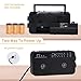 SEMIER Portable AM FM Shortwave Radio with Bluetooth Speaker Plug in Wall, 3X D Cell Batteries Or AC Power Transistor Radio with 2 Tone Mode, Double Loud Speakers, Support AUX/USB/TF Card Play