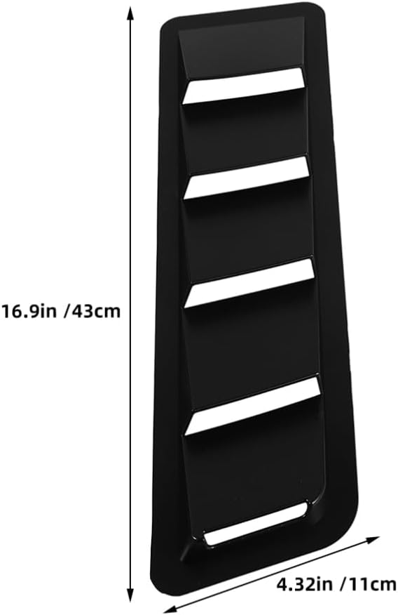 4pcs Car Hood Vents Air Intake Covers Engine Hood Louvers for Enhanced Aesthetic Appeal Easy Installation for Vehicles