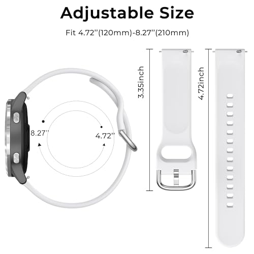 Image of Tobfit 18mm Silicone Watch Strap Compatible for Titan, Timex, Casio, Sonata,HMT etc,Quick Release Sport Loop Colorful Strap