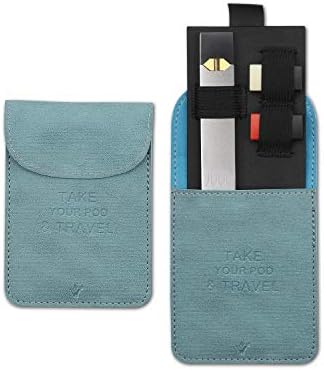 Carrying Case for JUUL,CCICITA Mini Case Wallet with Credit Card Slot Holder for JUUL and Other Vapes | Holds Pods and Charger | Fits in Pockets or Bags(CASE ONLY) …
