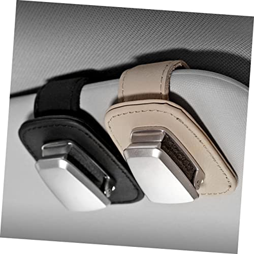 VICASKY 2 Peças Suporte De Óculos De Carro Suporte De Óculos De Sol De Veículo Clipe De Viseira De S