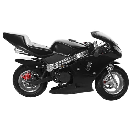 Saterkali Mini moto essence 2T 49cc, croisière 1,25l, MAX170 IBS, phares doubles lumineux, vélo centrifuge chaîne pour jeunes et enfants