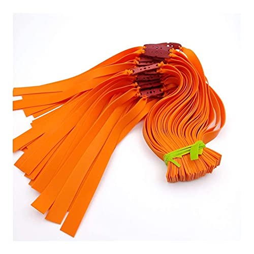 Elástico de borracha para estilingue, 10 pçs estilingue elástico plano elástico 0,8/1/1,2 mm espessu