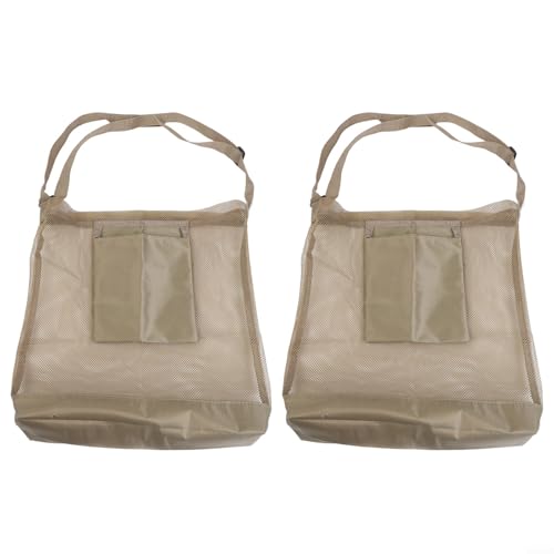 Bolsa de búsqueda de hongos verde con malla y correa ajustable pack de 2 3