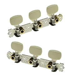 WeBert Guitar String Tuning Pegs Nickel Short Spec Guitar Tuners Classic Tuning Keys Mécaniques for la Plupart des Guitares Classiques Tuner - Les Beatles, Paul McCartney, John Lennon, RIngo Starr, George Harrison