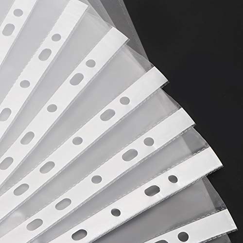 PVC Material: 100 unidades de saco de armazenamento de papel transparente A4, bolsa de proteção A4,