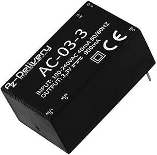AZDelivery 220V to 3.3V mini power supply compatible with Raspberry Pi including E-Book!