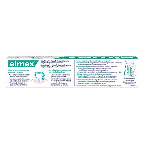 Kit C/ 3 Cremes Dental Elmex Sensitive 110g