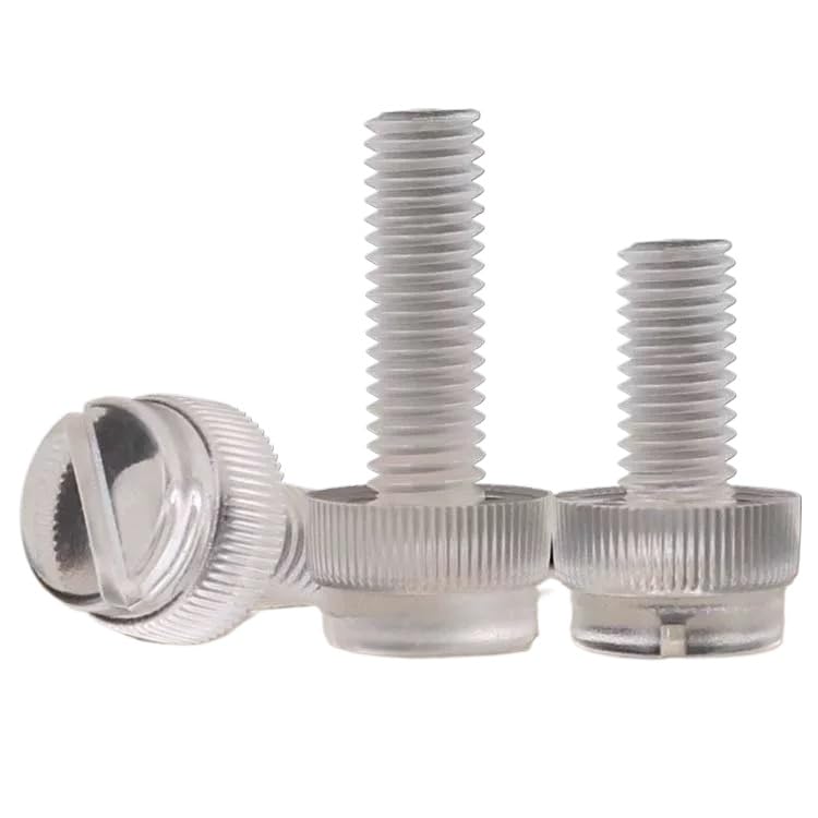 PC Acrylic Plastic Slotted Cheese Head Screws M3 M4 M5 M6 (500,M5 x 8mm)