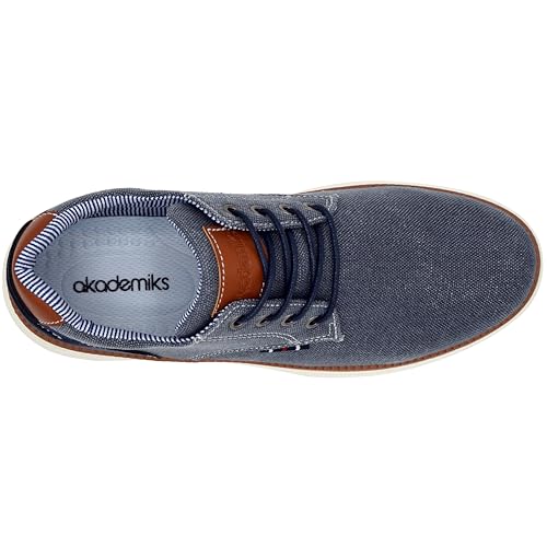 Image of AKADEMIKS Mens Dayton Oxford, Comfortable Footwear for Formal and Casual Wear