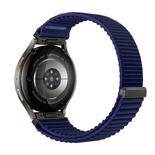 Image of XMUXI 20mm Watch Strap Nylon Compatible with Galaxy Watch 7 /6 /5 /4 40mm 44mm Straps,Compatible with Huawei Watch GT3 42mm /Forerunner 165 /Vivoactive 6 /5 /3 with One Click Metal Connector(NO WATCH)