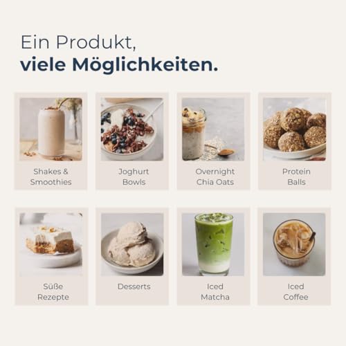 cremig und sättigend als Post-Workout-Mahlzeit (102 Zeichen) - Detailansicht von TWONATURALS Veganes Protein Vanille Deal...