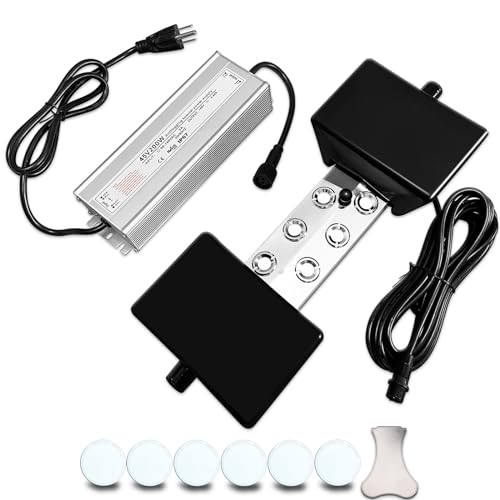 Mezurun Ultrasonic Fogger 6 Head Ultrasonic Mist Maker,5000ml/H 200W Mist Maker Fogger,6 Head Ultrasonic Fogger Mist Maker,6 Head Ultrasonic Mist Maker fogger Ultrasonic Mister Fogger 6 Head Fogger by Mezurun - Used condition - US$50.29