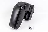 flip-up della console Seitronic ® Ford Fiesta MK7 bracciolo centrale in pelle nera - bracciolo Ford Fiesta MK7