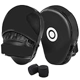 Professionelle Boxpratzen mit gebogenen Pratzen – Ergonomische MMA-/Kickbox-Trainingsausrüstung mit stoßabsorbierendem PU-Leder und hochdichtem Schaumstoff für den Einsatz im Fitnessstudio/zu Hause
