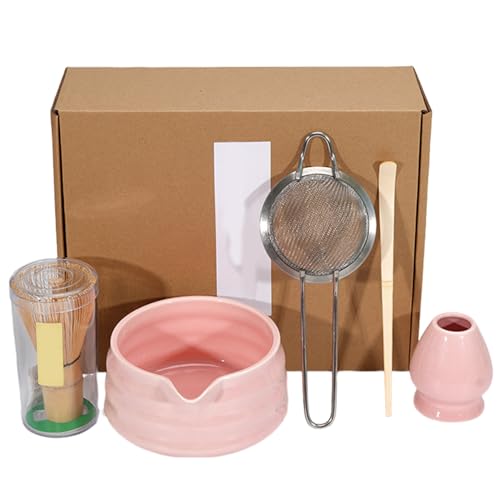 Kit de thé matcha tendance au design épuré et accessoires en bambou - 2