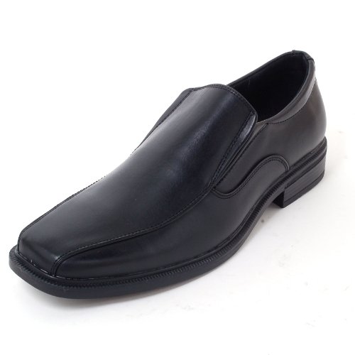 Alpine Swiss Mens Dress Shoes Black Leather Lined Slip On Loafers 7 M Us #TOP6