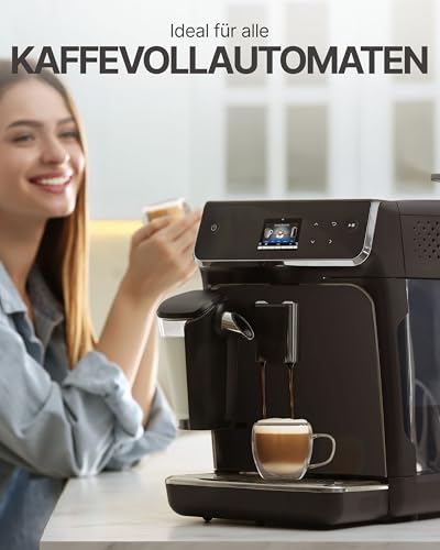 Lemontree 4er Set Cappuccino Tassen 250ml - 180 Grad spülmaschinenfest und hitzebeständig - Gastronomie Qualität - doppelwandige Gläser mit Henkel aus Borosilikatglas für Cappuccino Latte Macchiato