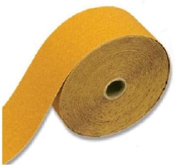 Karebac RHS100 2 – 3/10,2 cm Granülasyon 150 altın PSA Stearated alüminyum oksit Power Sander aksesuarı, 2 – 3/10,2 cm x 25 m, RHS36