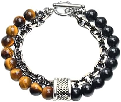 Fashion Frill Stylish Boys Bracelet Stainless Steel Beads Silver Chain Bracelet For Men Boys Mens Jewellery Bracelets Mens Accessories
