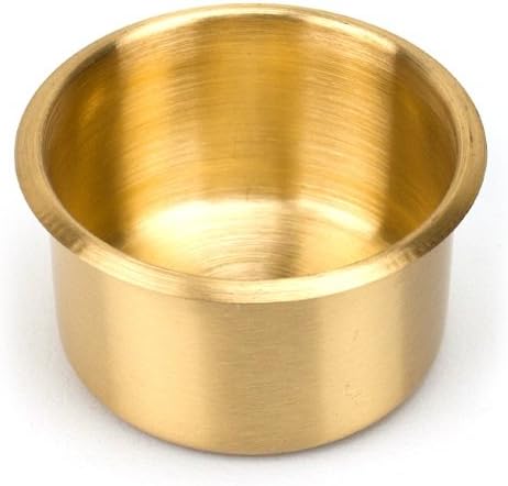 Heavy Duty Brass Poker Table Cup Holder - Casino Quality!